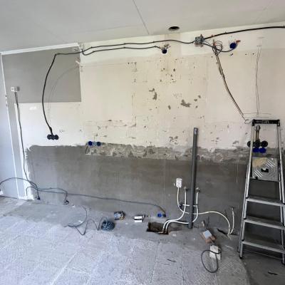 installatie werk keuken